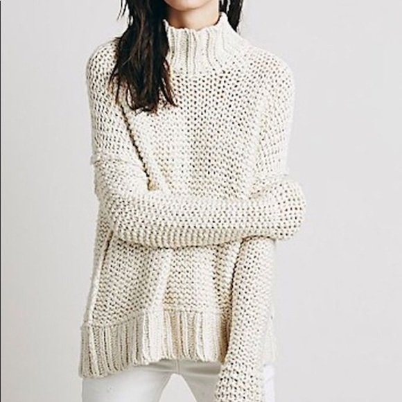 Free People Sweaters - Free People chunky mock neck sweater